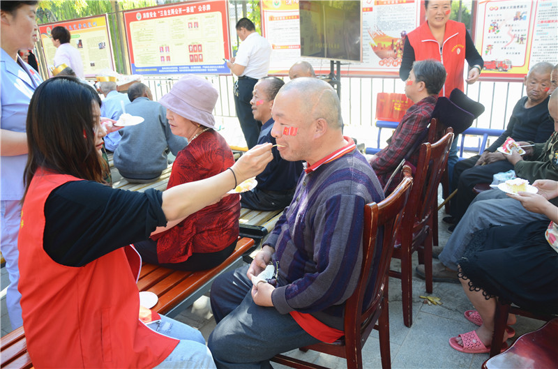 敦煌市社会福利院 迎国庆 庆重阳 感党恩