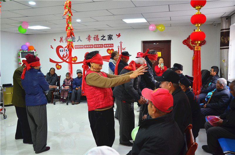 敦煌市社会福利院举办“喜迎元旦”、冬季趣味运动会
