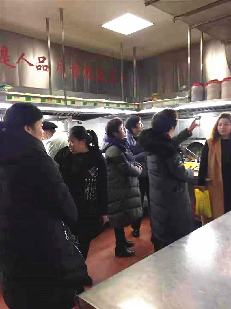 敦煌福利院 观摩学习4D管理经验，为老年人食品卫生安全保驾护航