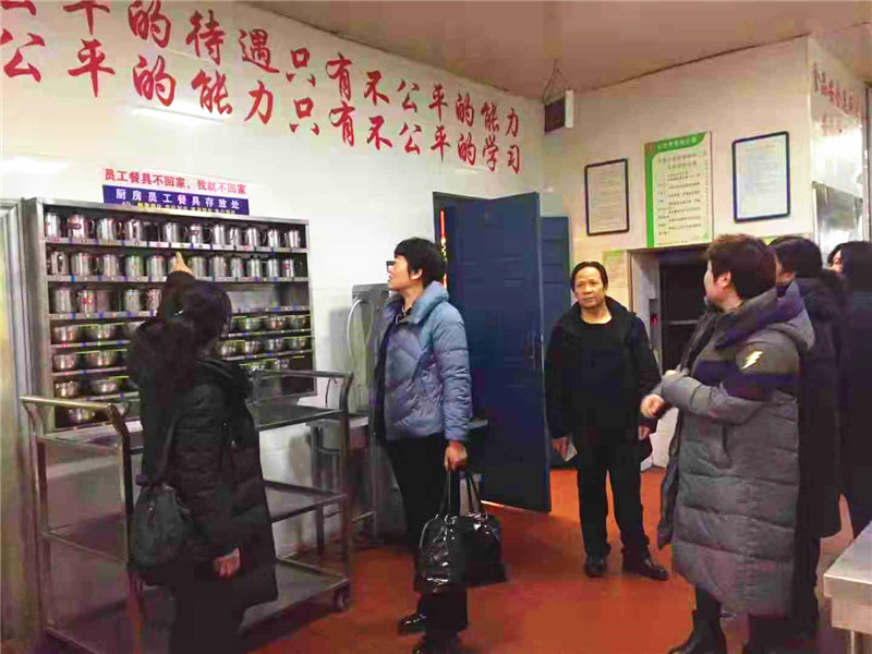 敦煌福利院 观摩学习4D管理经验，为老年人食品卫生安全保驾护航